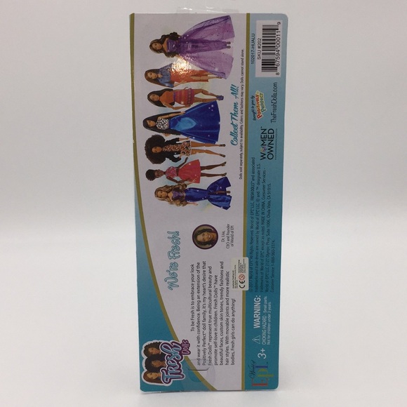 Fresh Dolls Tamra African American Black Posable Bendable Doll - Picture 7 of 11